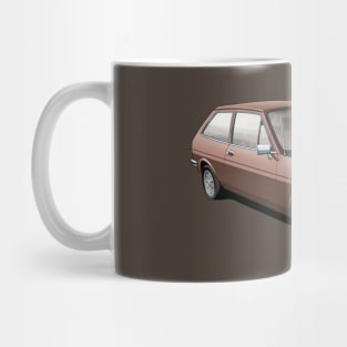 Ford Fiesta Mk 1 in roman bronze Mug